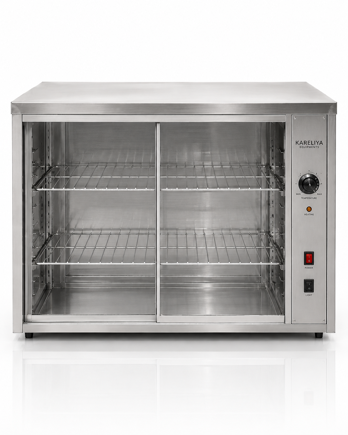Commercial kitchen equipment setup
